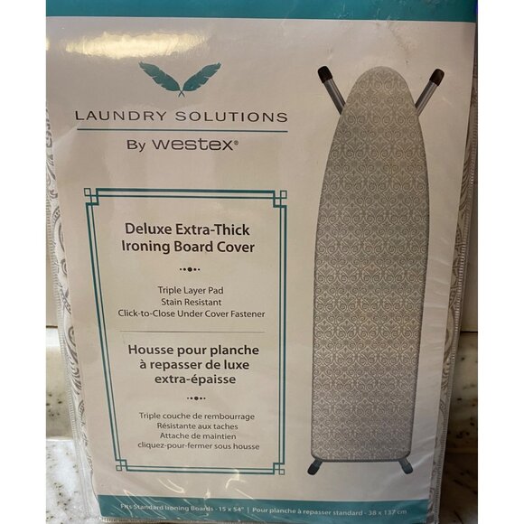 NEW Westex Laundry Solutions Deluxe Extra Thick Ironing Board Cover Triple Layer - Picture 1 of 2
